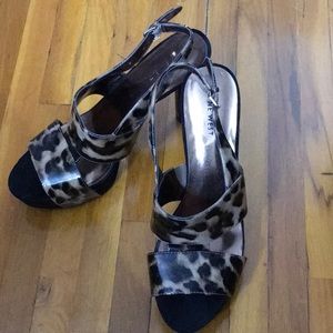 Nine West Cheetah Patent Leather Shoe